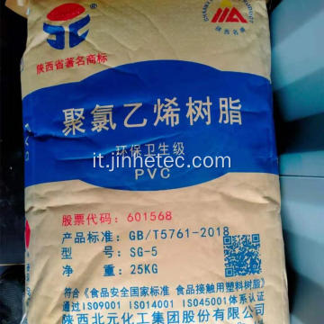 Beiyuan Brand Pvc Resin SG3 /SG8 /SG 5